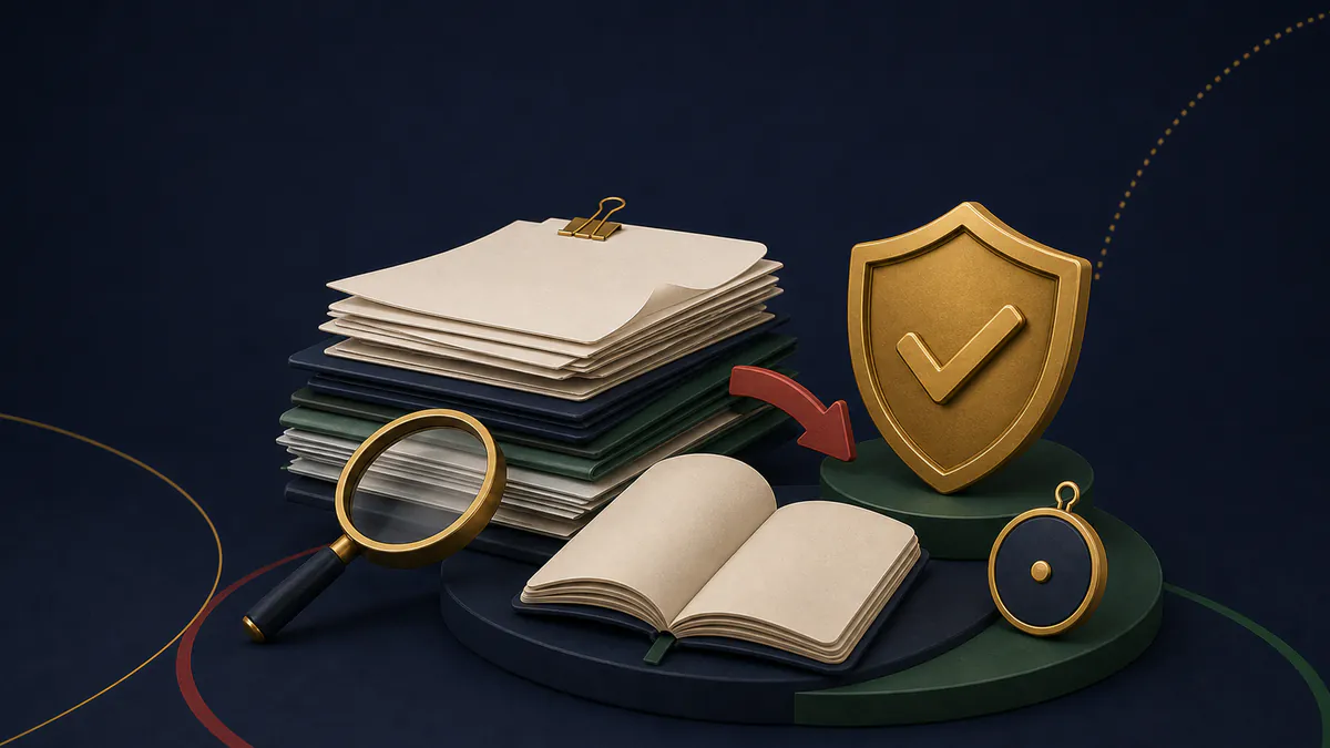 Research notes, magnifier and verification tools used by the editorial team